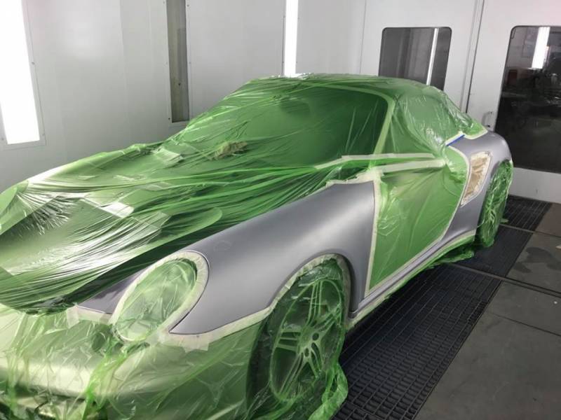 aile avant et aile arriere Porsche 911 prêt à être repeint