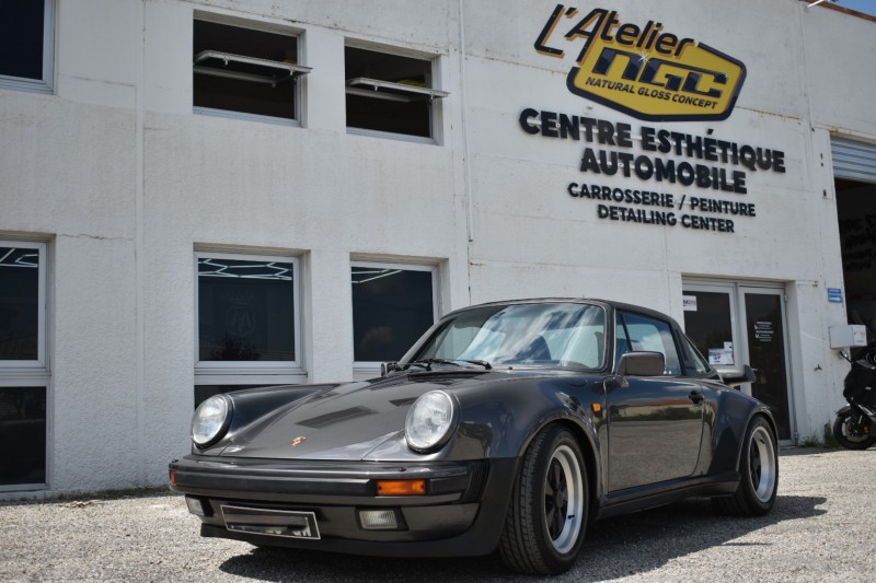 véhicule devant notre atelier avant restitution