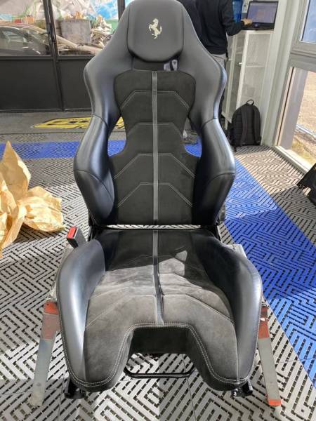 Siège repigmenté terminé