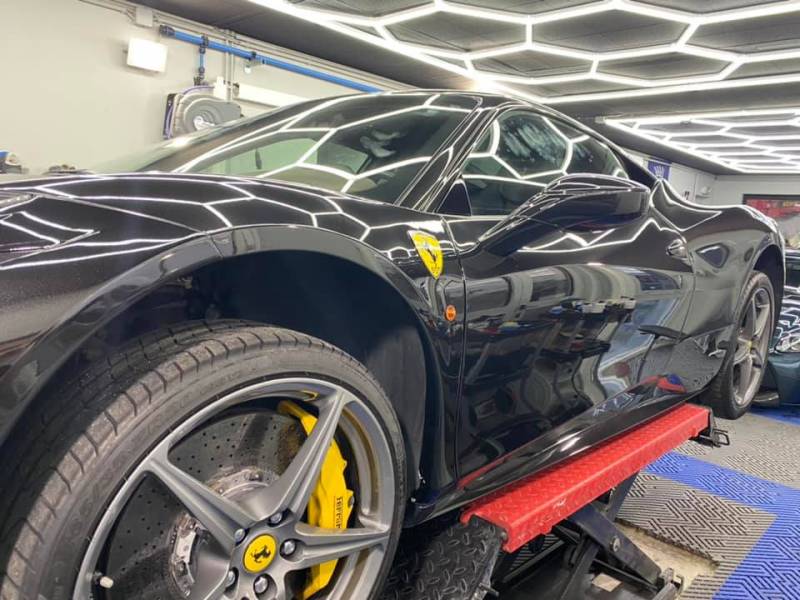 Vue latérale terminée