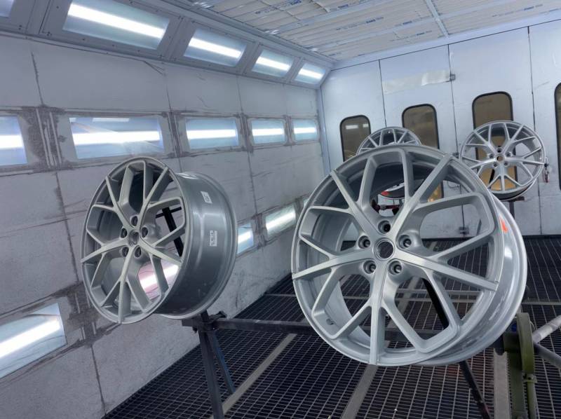 jantes en préparation