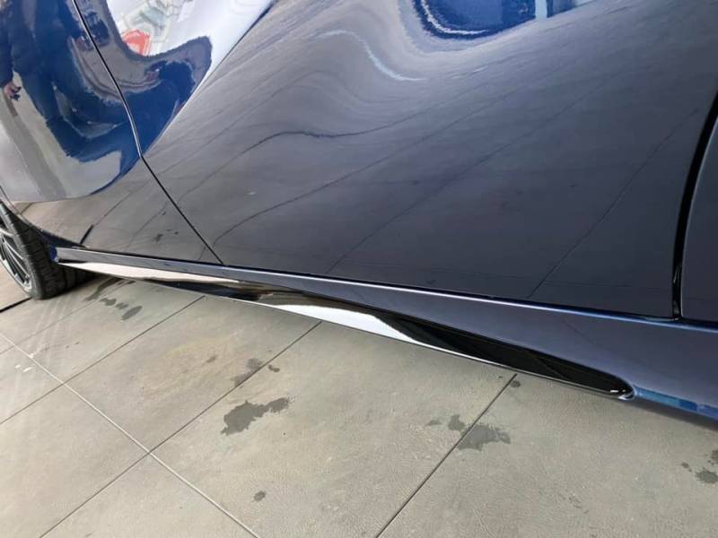 Peinture lame bas de caisse A45 AMG