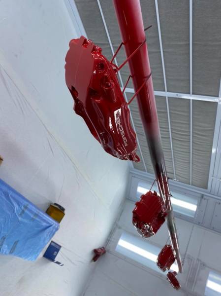 Etriers de freins terminés