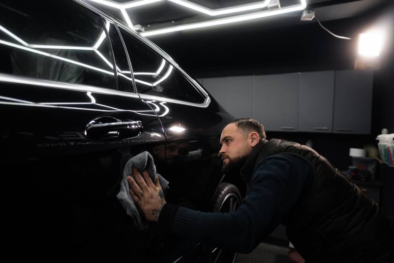 Mercedes C63S AMG — Polissage professionnel deux étapes