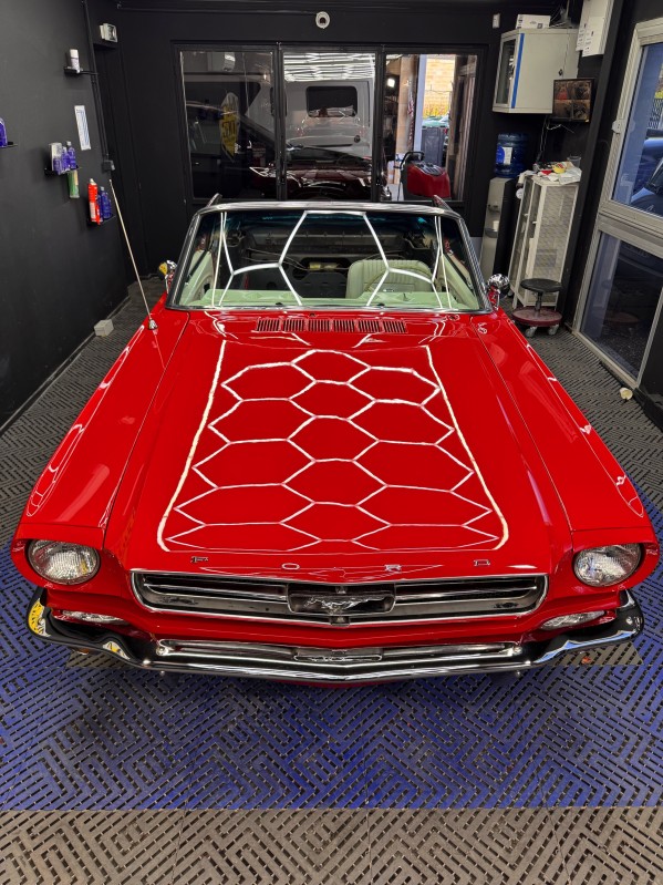  Peinture intégrale Ford Mustang 1965 – Expertise véhicules anciens à Mérignac (Atelier NGC)